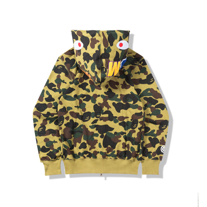 bp153 bape camouflage shark hoodies multi colors ep201