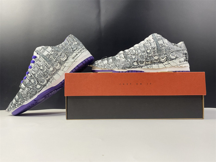 nike dunk low flip the old school (w) dj4636-100