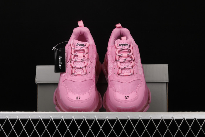 bl triple s trainers pink sneakers 92803