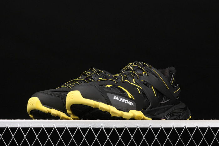 bl tess s. gomma trek low sneakers black yellow 112302