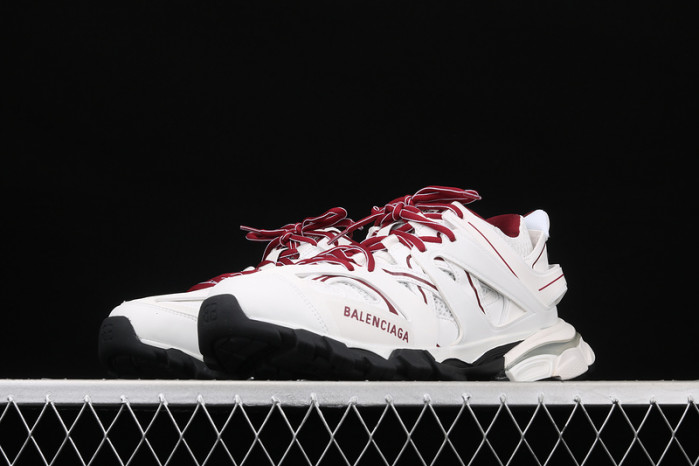 bl tess s. gomma trek low sneakers white black red 121206