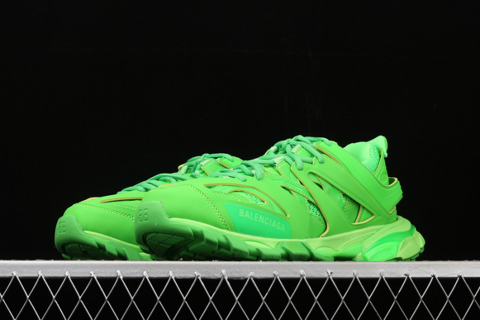 bl track trainers sneaker fluorescent green a11703