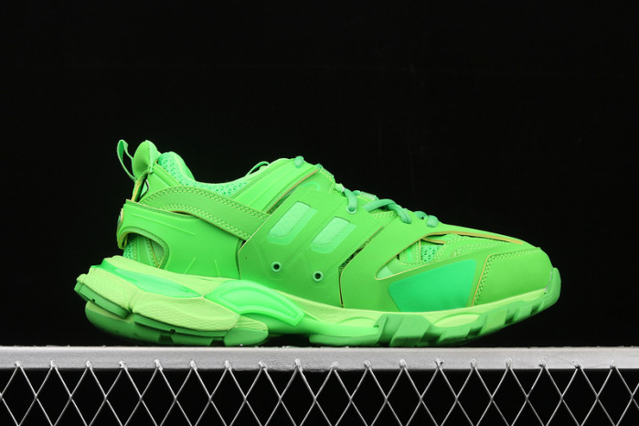 bl track trainers sneaker fluorescent green a11703