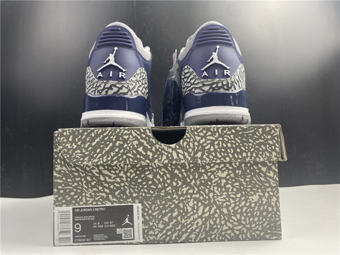 air jordan 3 “midnight navy” ct8532-401