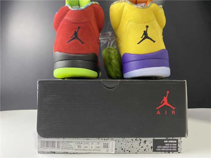 air jordan 5 solar orange what the cz5725-700