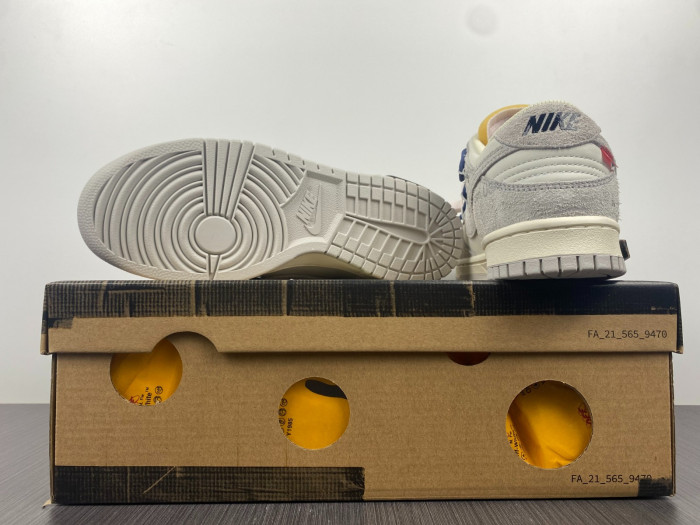nike dunk low off-white lot 18 dj0950-112