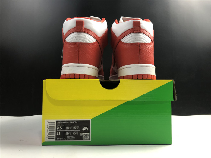 nike dunk high pro sb red stars 307385-161