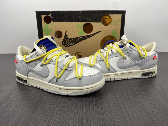 nike dunk low off-white lot 27 dm1602-120