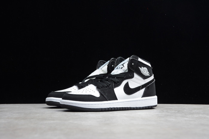 air jordan 1 kids mid white black teal tint bq6931-103