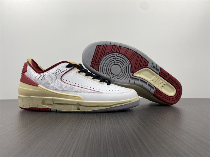 jordan 2 retro low sp off-white white red dj4375-106