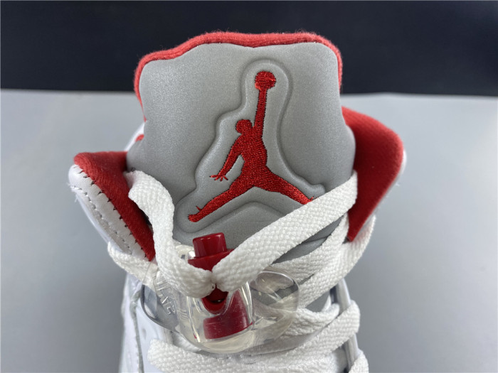 jordan 5 retro fire red silver tongue (2020) - da1911-102