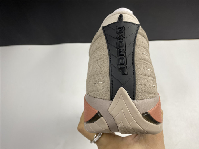 clot x air jordan 14 low sepia stone dc9857-200
