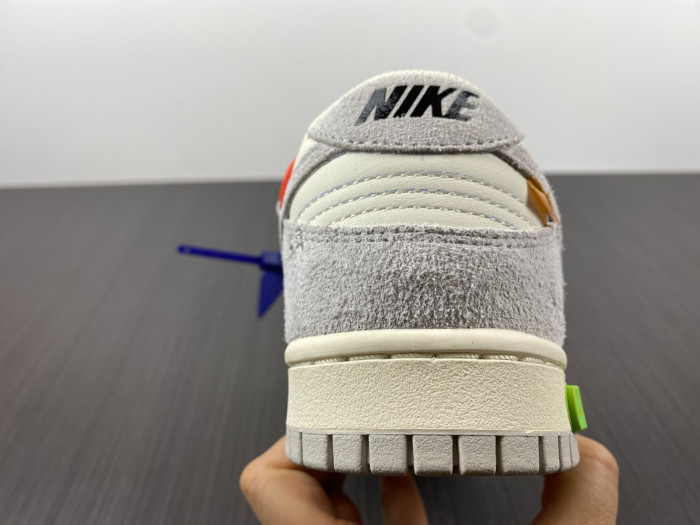 nike dunk low off-white lot 13 of 50 dj0950-110