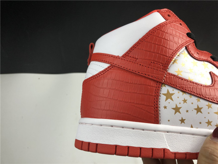 nike dunk high pro sb red stars 307385-161
