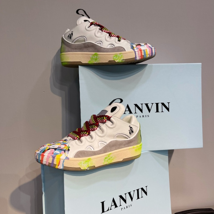 lanvin curb sneaker