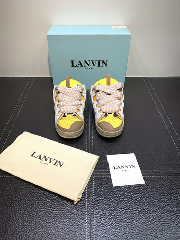 lanvin curb sneaker