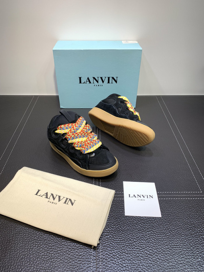 lanvin curb sneaker
