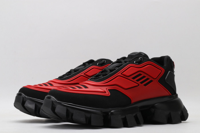 PRAD BLACK RED SNEAKERS
