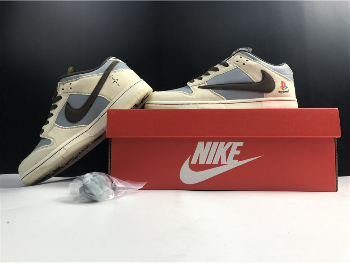 travis scott x playstation x nk sb dunk low cu1726-800
