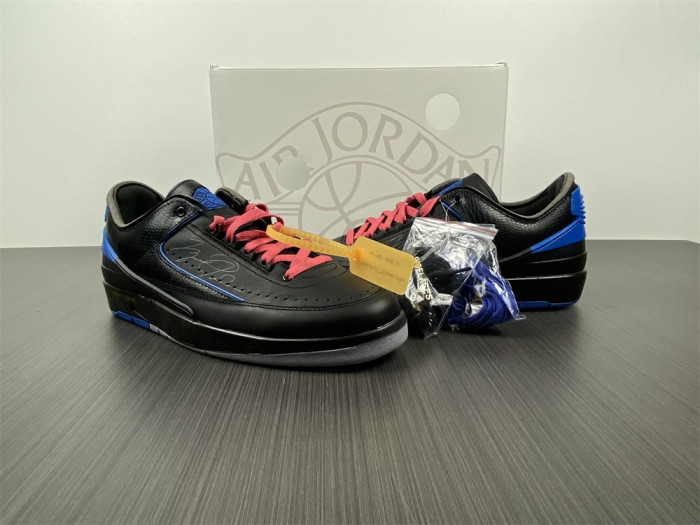 jordan 2 retro low sp off-white black blue dj4375-004