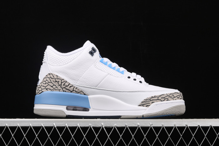 air jordan 3 retro “unc” white ct8532-104