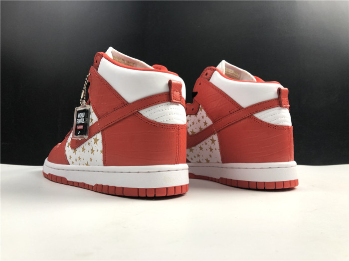 nike dunk high pro sb red stars 307385-161