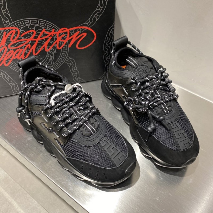 vse chain reaction black sneaker