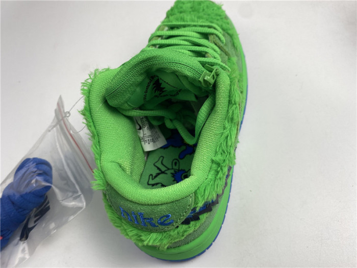 nike sb dunk kids low grateful dead bears green - cj5378-300