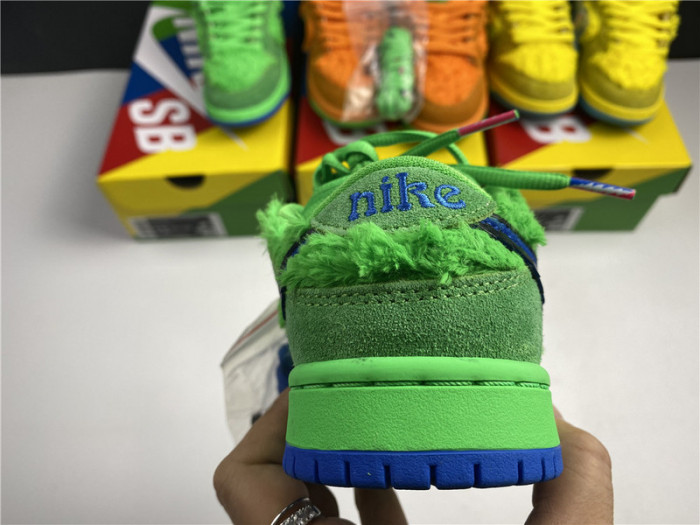 nike sb dunk kids low grateful dead bears green - cj5378-300