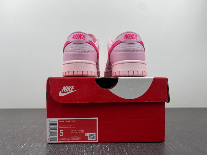 nike dunk low gs triple pin dh9765-600