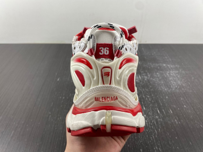 Ba*len*cia*ga runner white red 677402w3rb29060
