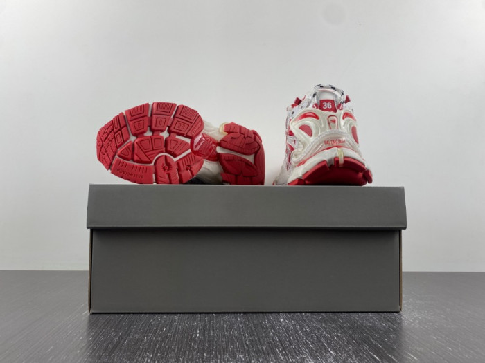 Ba*len*cia*ga runner white red 677402w3rb29060