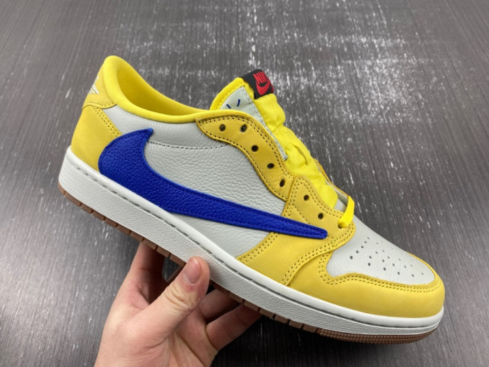 Travis Scott x Air Jordan 1 Low OG “Canary” DZ4137-700
