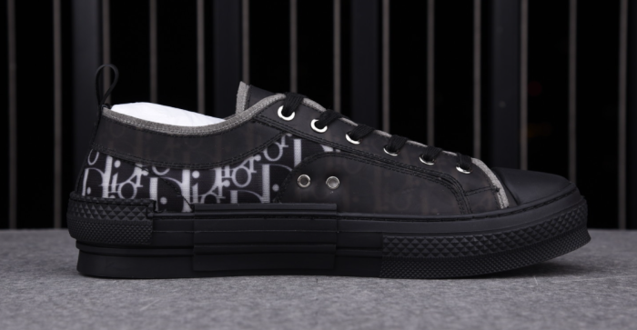 D*or b23 low top canvas oblique black 3sh118yuo