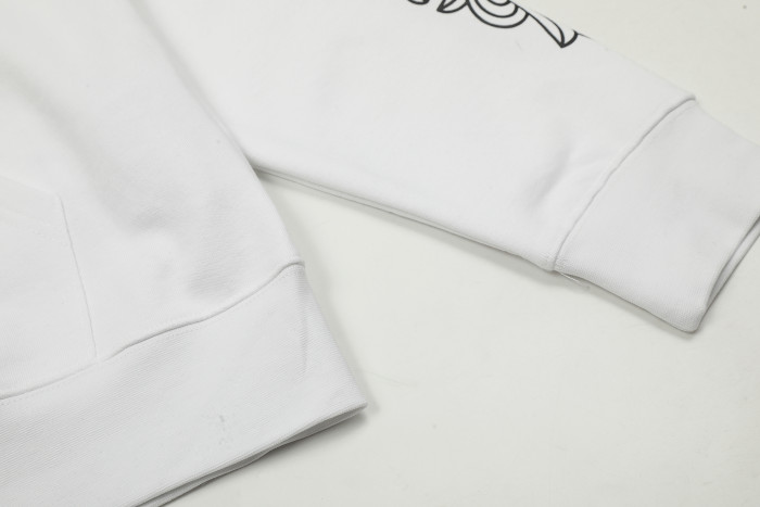 Chrome Hearts Horseshoe Floral Zip Up Hoodie KE816