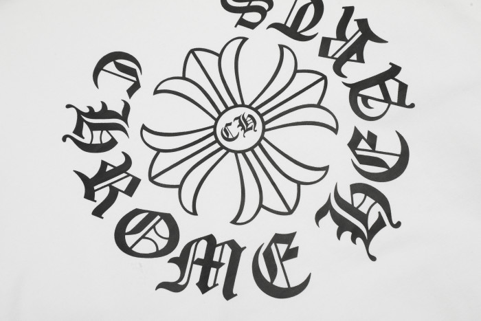 Chrome Hearts Horseshoe Floral Zip Up Hoodie KE811