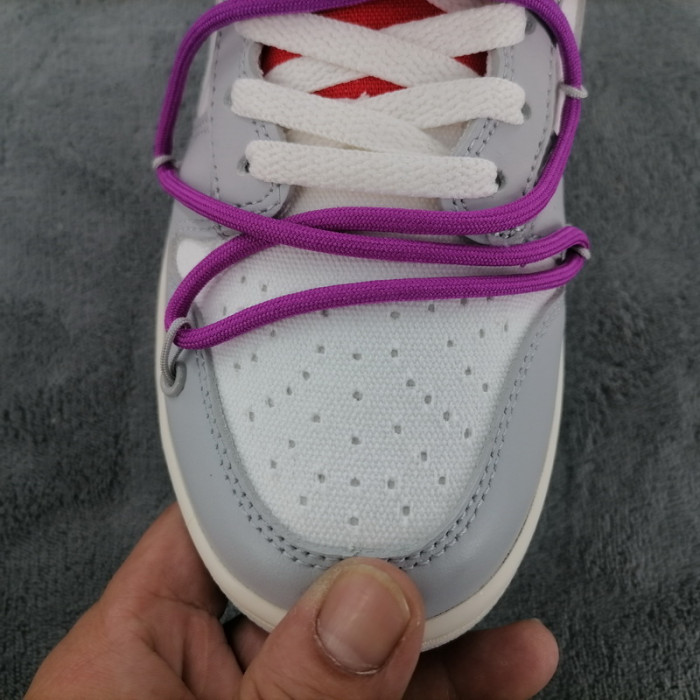 nike dunk low off-white lot 45 dm1602-101