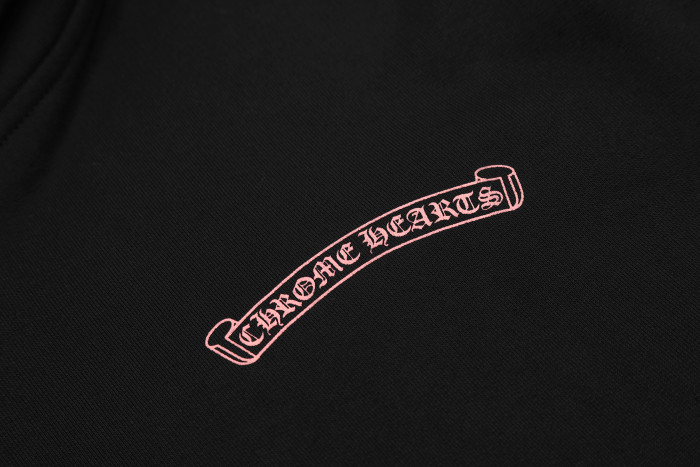 Chrome Hearts Horseshoe Floral Zip Up Hoodie KE821