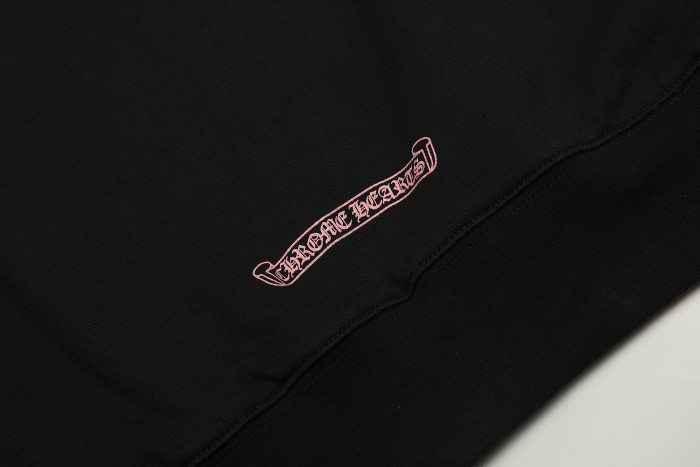 Chrome Hearts Horseshoe Floral Zip Up Hoodie KE821