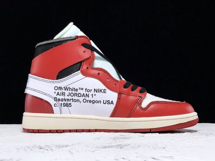 off-white air jordan 1 retro chicago the ten - aa3834-101
