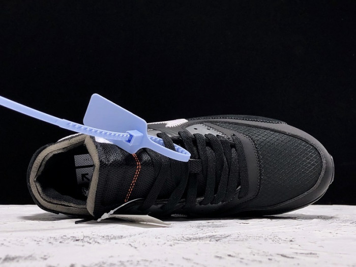 off-white nike air max 90 black cone white - aa7293-001