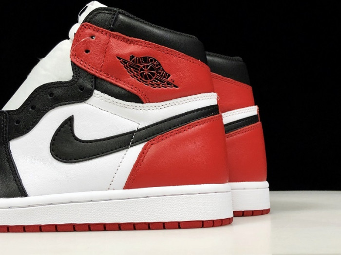 air jordan 1 high og “black toe” white/ black-varsity red mens 555088-125