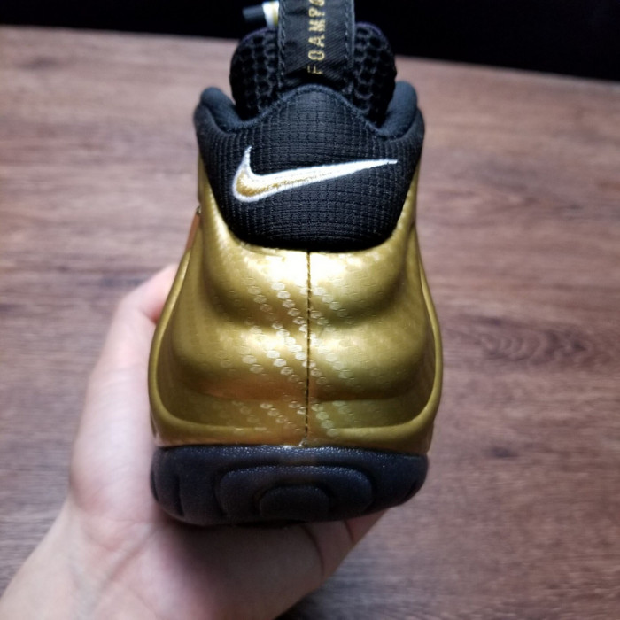 air foamposite pro “metallic gold” black mens 624041-701