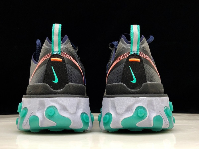 nike react element 87 black neptune green aq1090-005