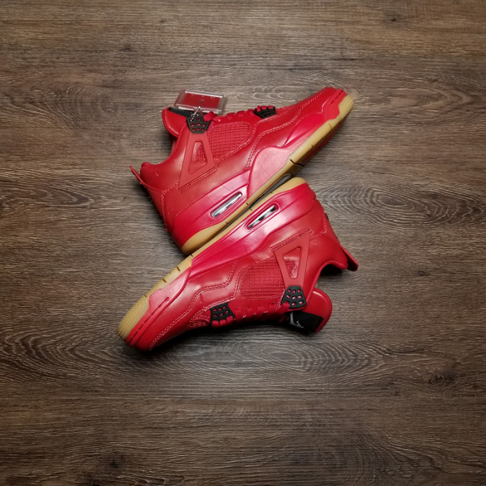 air jordan 4 fire red gum singles day av3914-600