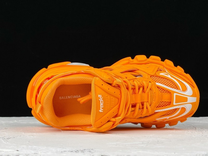 bl track trainers sneaker orange h903p074