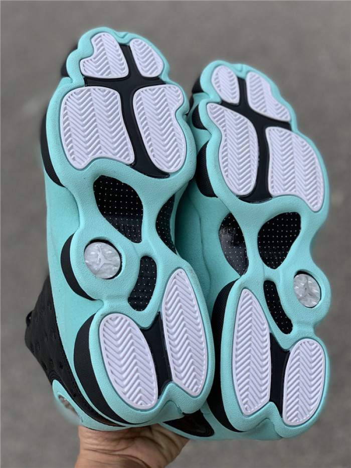 jordan 13 retro black island green - 414571-030