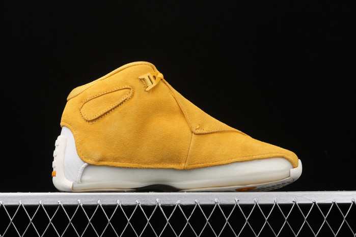 air jordan 18 retro "yellow suede" - air jordan - aa2494-701