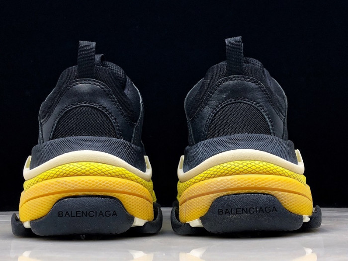 bl triple-s sneakers black yellow h903p055