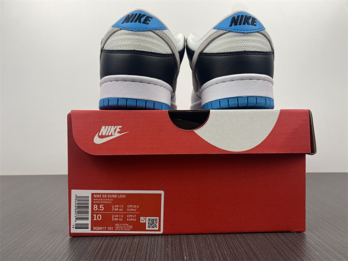 nike sb dunk low "laser blue" bq6817-101